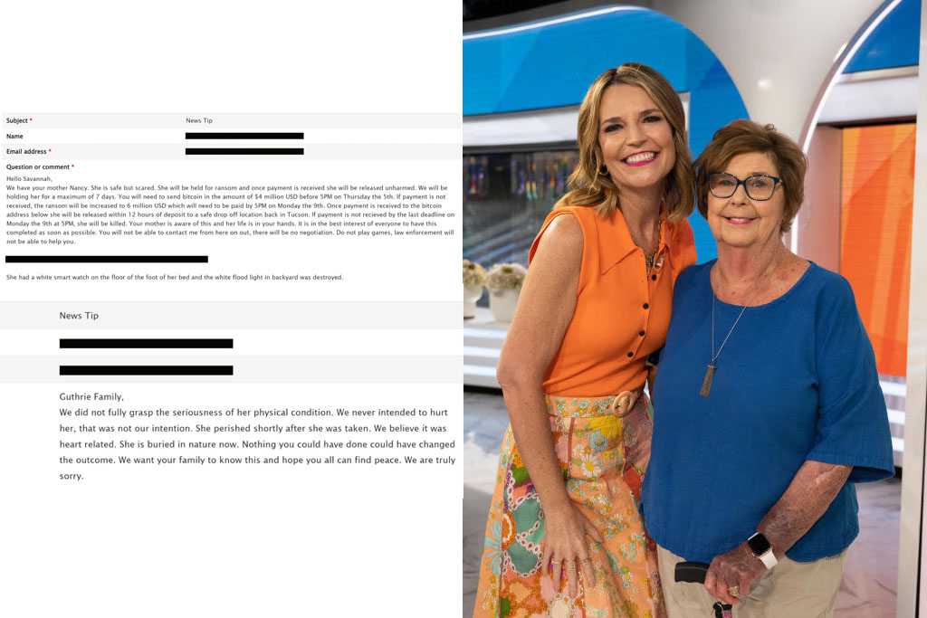 Ransom notes in Nancy Guthrie case released as sheriff’s office seeks new leads — WESH 2 Orlando