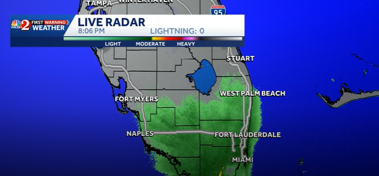 Busy radar with clear skies in Florida? What's happening? — WESH 2 Orlando, Winter Garden Community news