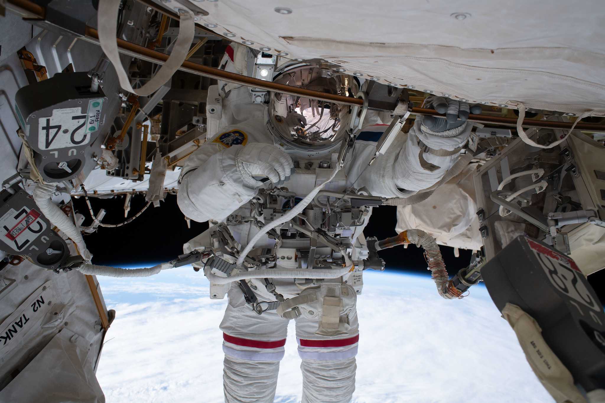 NASA astronauts conduct 100th US spacewalk outside International Space Station — WESH 2 Orlando