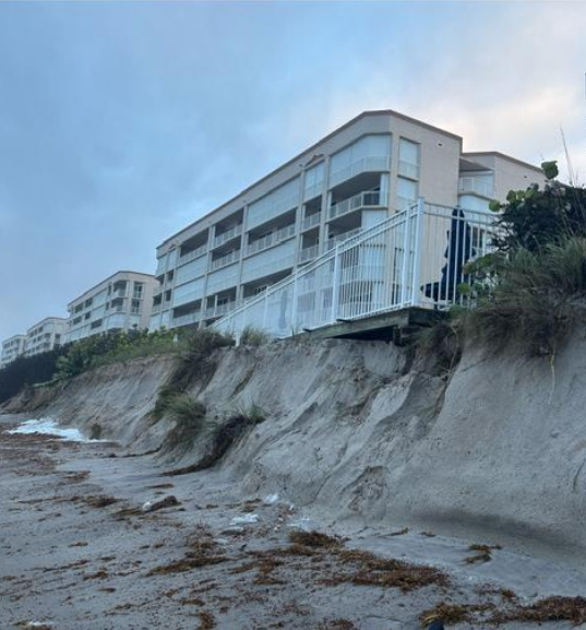 Before and after photos show beach erosion impacts in Brevard County — Winter Garden Community news