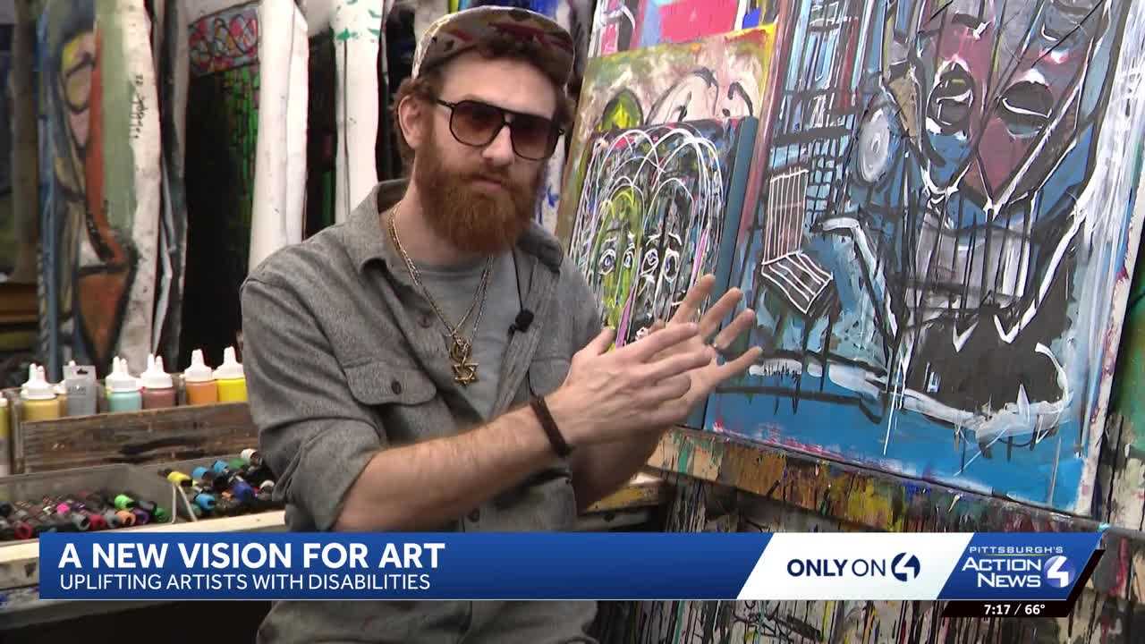 'Create, create, create': Artist turns vision loss into inspiration — WESH 2 Orlando, Winter Garden Arts news