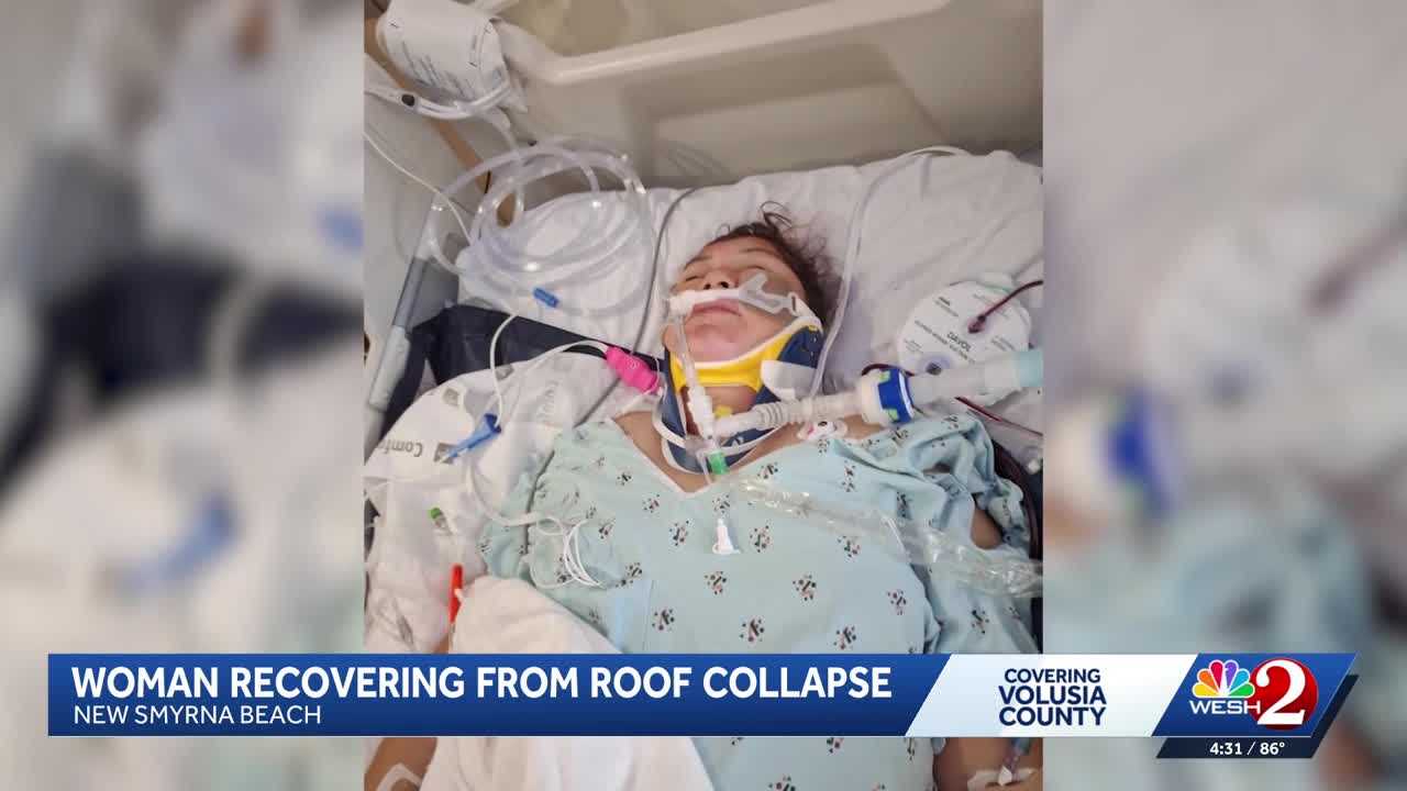 Mother of 2 recovering after roof collapse in New Smyrna Beach — WESH 2 Local Orlando, Winter Garden Community news
