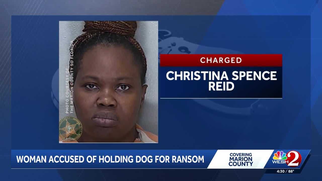 Woman accused of holding dog for ransom in Marion County — WESH 2 Orlando, Winter Garden Community news