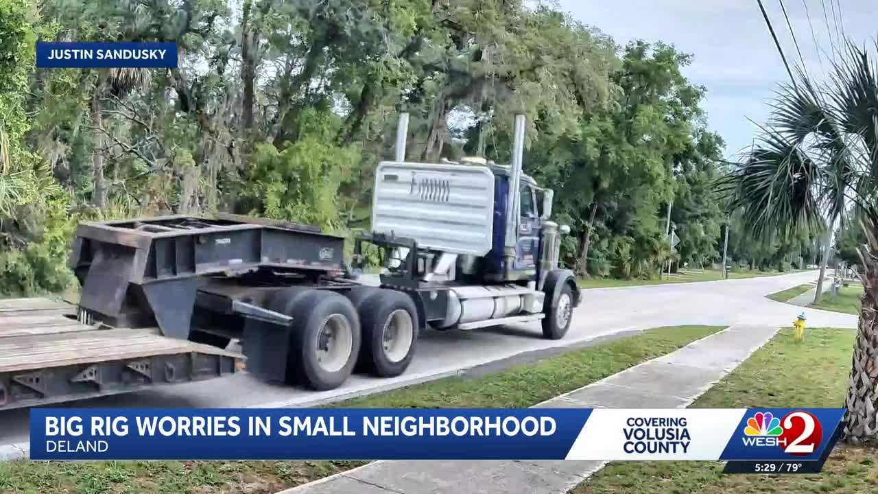 DeLand-area neighbors raise concerns about truck traffic on Marsh Road — WESH 2 Local Orlando, Winter Garden Real Estate news