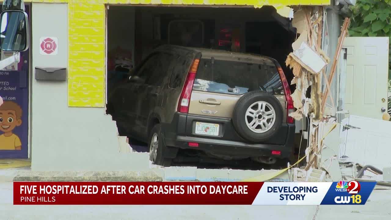 3 children among 5 hospitalized after SUV crashes into Pine Hills daycare, FHP says — WESH 2 Orlando, Winter Garden Health news