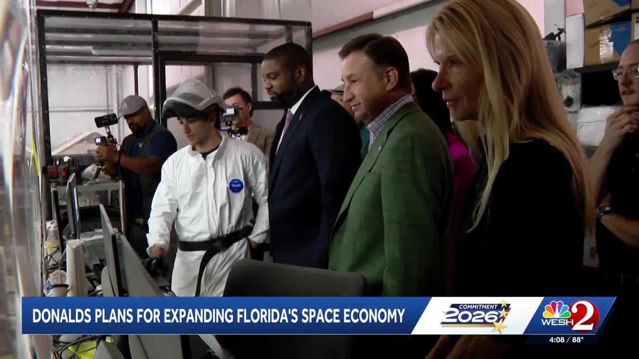 Byron Donalds lays out plans to expand Florida's space economy if elected governor — WESH 2 Orlando, Winter Garden Community news