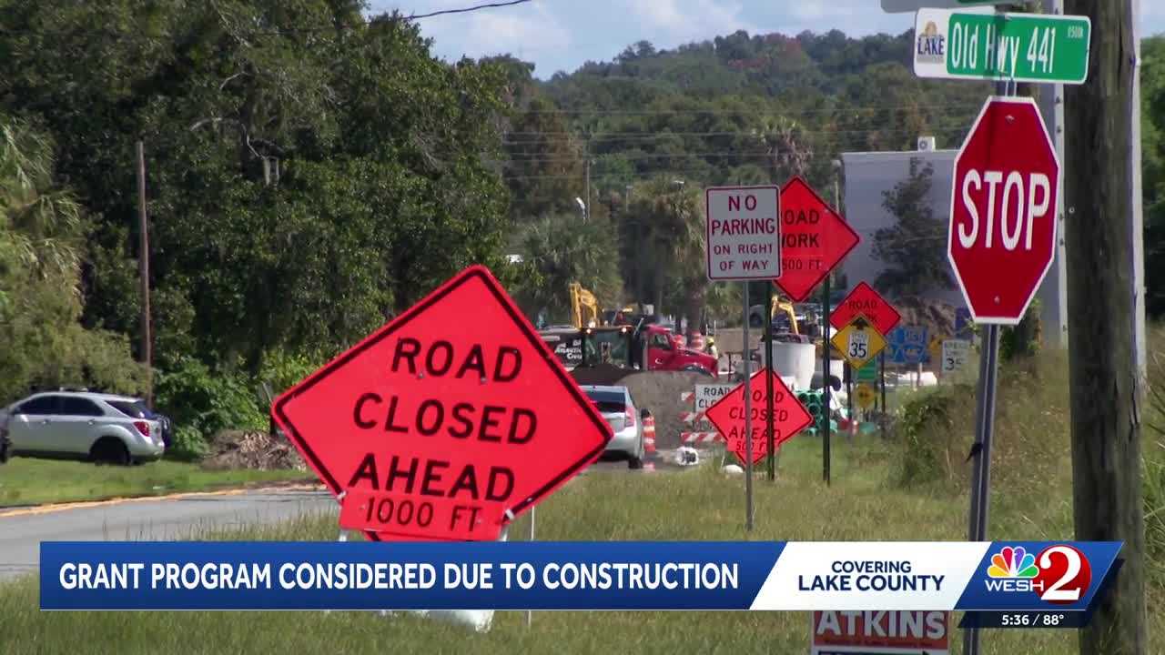 Lake County considers grants for businesses affected by roundabout construction — WESH 2 Orlando, Winter Garden Government news