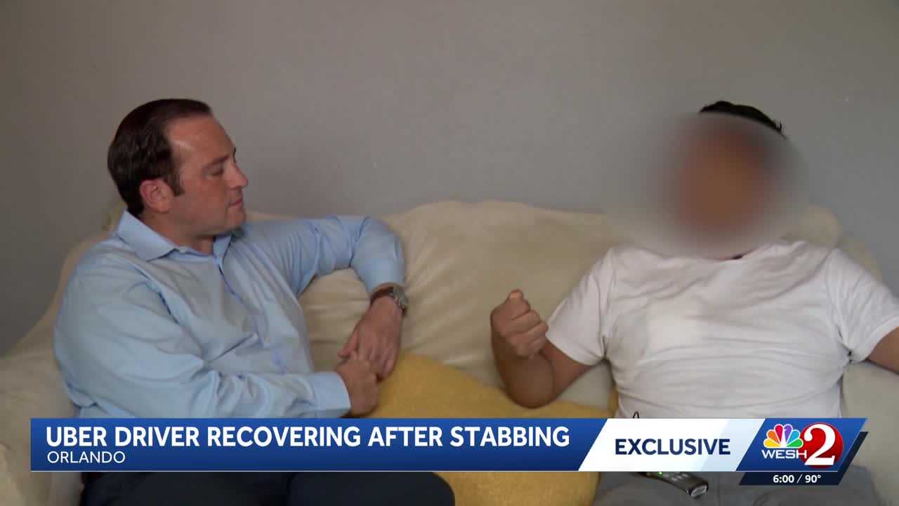 'He wanted my heart': Orlando Uber driver recovering from stabbing attack — WESH 2 Orlando, Winter Garden Health news