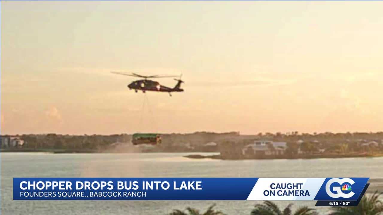 A Black Hawk carrying a school bus over Florida town had residents asking one question: Why? — WESH 2 Orlando, Winter Garden Schools news