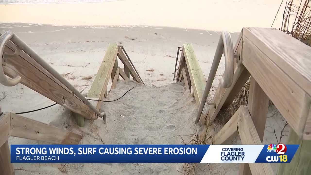 Flagler County coastline sees significant erosion due to recent strong winds, surf — Winter Garden Community news