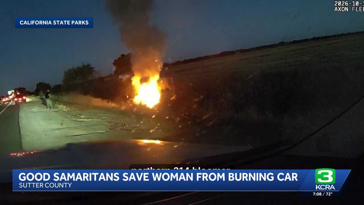 Officers rescue woman from burning car — WESH 2 Orlando, Winter Garden Community news