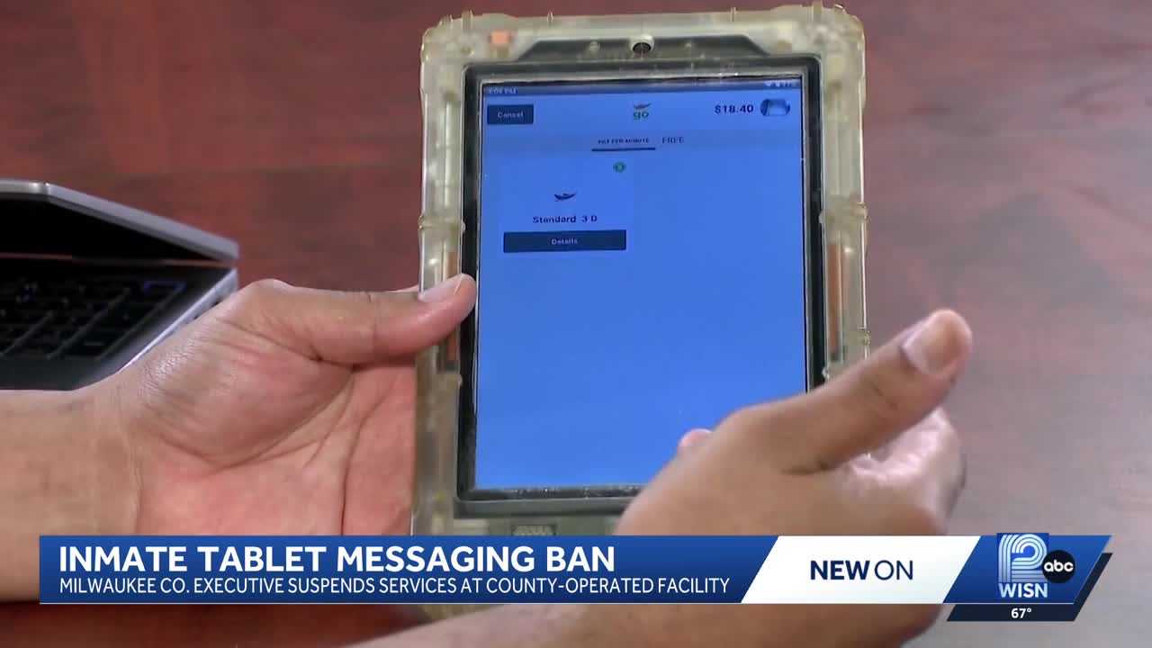 Milwaukee County Sheriff's Office suspends messaging feature on jail tablets — WISN 12 Milwaukee, Winter Garden Community news